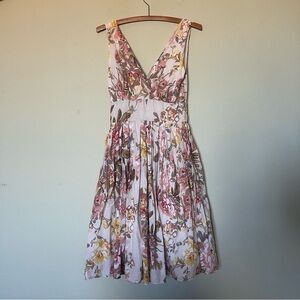 Aryeh Floral Cotton Dress, Size S